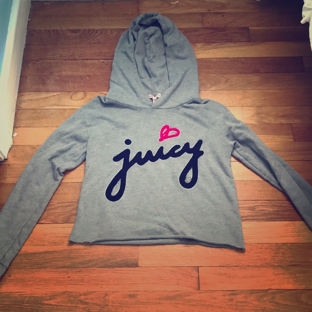 Juicy couture crop sweatshirt